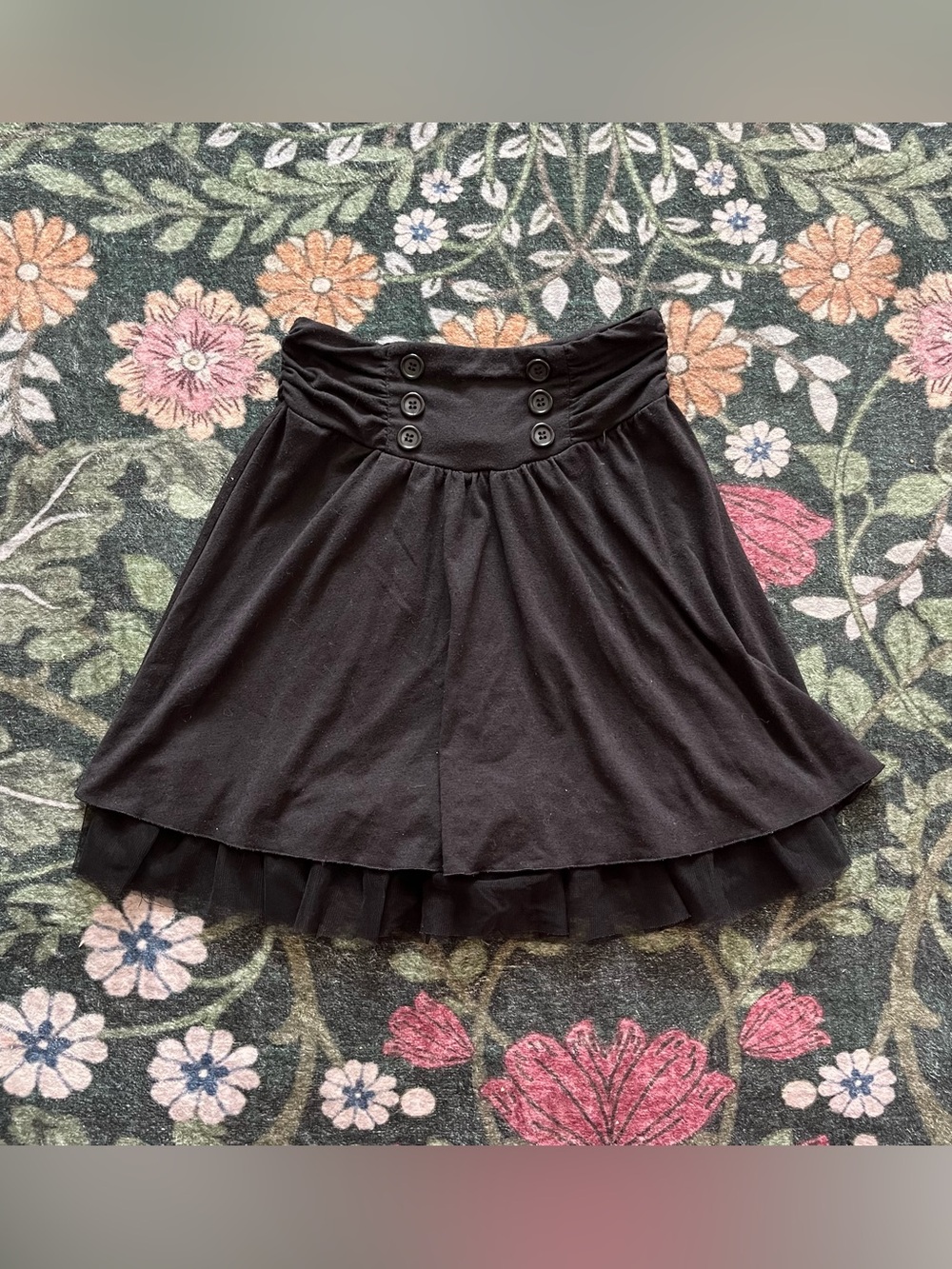 💌 Y2K Goth Tulle Mini Skirt 💌